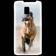 Coque LG P990 Portrait de cheval 55
