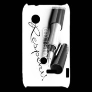 Coque Sony Xperia Typo Respect en écriture