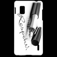 Coque LG Optimus G Respect en écriture