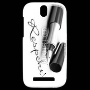 Coque HTC One SV Respect en écriture