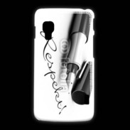 Coque LG L5 2 Respect en écriture