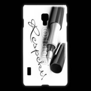 Coque LG L7 2 Respect en écriture