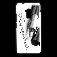 Coque HTC One Max Respect en écriture