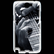 Coque Samsung Galaxy Note 2 Musicien de blues à la guitare