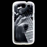 Coque Samsung Galaxy S3 Musicien de blues à la guitare
