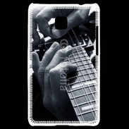 Coque LG Optimus L3 II Musicien de blues à la guitare