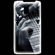 Coque LG P990 Musicien de blues à la guitare