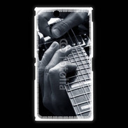 Coque Sony Xpéria Z Ultra Musicien de blues à la guitare