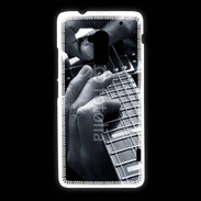 Coque HTC One Max Musicien de blues à la guitare