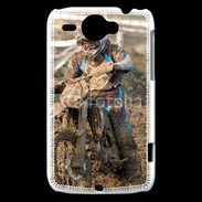 Coque HTC Wildfire G8 Moto cross dans la boue 15