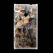 Coque Nokia Lumia 520 Moto cross dans la boue 15