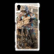 Coque Sony Xpéria Z1 Moto cross dans la boue 15