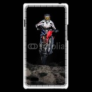 Coque LG Optimus L9 Moto cross la nuit 15