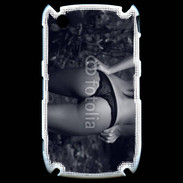 Coque Blackberry 8520 Belle fesse en noir et blanc 15