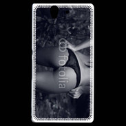 Coque Sony Xperia Z Belle fesse en noir et blanc 15