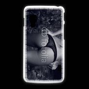 Coque LG L5 2 Belle fesse en noir et blanc 15