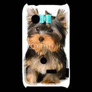 Coque Sony Xperia Typo Yorkshire et nœud bleu 15