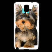 Coque Samsung Galaxy Note 3 Yorkshire et nœud bleu 15