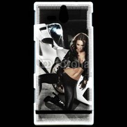 Coque Sony Xperia U Voiture et charme 31