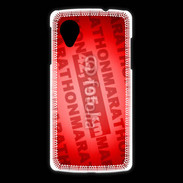 Coque LG Nexus 5 Distance Marathon 42,195km