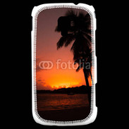 Coque Samsung Galaxy Ace 2 Cocotier au soleil couchant