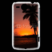 Coque HTC Wildfire G8 Cocotier au soleil couchant