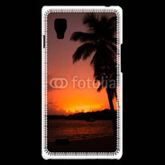 Coque LG Optimus L9 Cocotier au soleil couchant