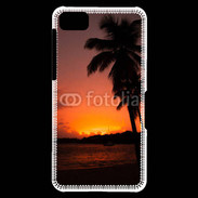 Coque Blackberry Z10 Cocotier au soleil couchant