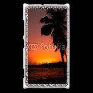 Coque Nokia Lumia 925 Cocotier au soleil couchant
