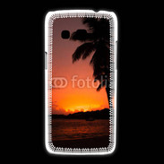 Coque Samsung Galaxy Express2 Cocotier au soleil couchant