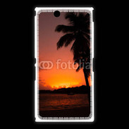 Coque Sony Xpéria Z Ultra Cocotier au soleil couchant