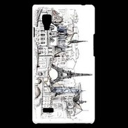 Coque LG Optimus L9 La France rurale vintage