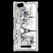 Coque Sony Xperia M La France rurale vintage