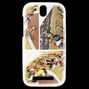 Coque HTC One SV Passion du vélo sur piste 25