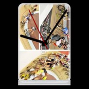 Pendule de bureau Passion du vélo sur piste 25