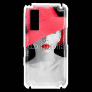 Coque Samsung Player One Femme élégante en noire et rouge 10