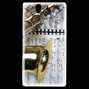 Coque Sony Xperia Z Saxophone et partitions 15