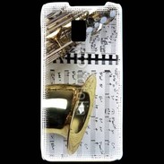 Coque LG P990 Saxophone et partitions 15