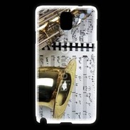 Coque Samsung Galaxy Note 3 Saxophone et partitions 15