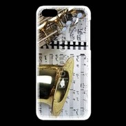 Coque iPhone 5C Saxophone et partitions 15