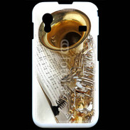 Coque Samsung ACE S5830 Saxophone et partitions 16