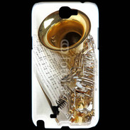 Coque Samsung Galaxy Note 2 Saxophone et partitions 16