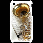 Coque iPhone 3G / 3GS Saxophone et partitions 16