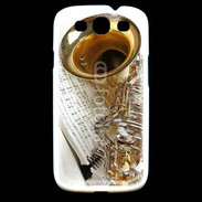 Coque Samsung Galaxy S3 Saxophone et partitions 16