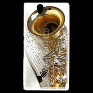Coque Sony Xperia Z Saxophone et partitions 16