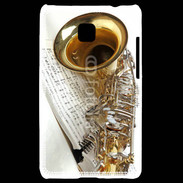 Coque LG Optimus L3 II Saxophone et partitions 16