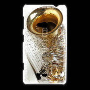 Coque Nokia Lumia 625 Saxophone et partitions 16
