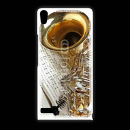 Coque Huawei Ascend P6 Saxophone et partitions 16
