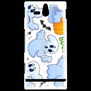Coque Sony Xperia U j'aime les fantômes 15