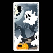 Coque LG Optimus L9 j'aime les fantômes 16